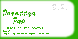 dorottya pap business card